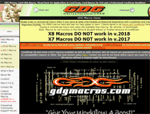 Tablet Screenshot of gdgmacros.com